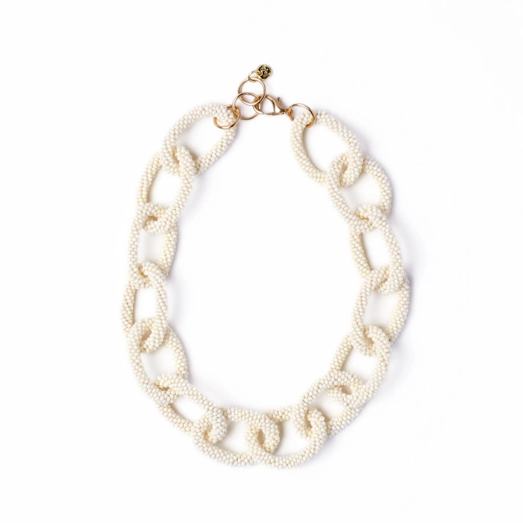 Jen Chain Link Beaded Necklace