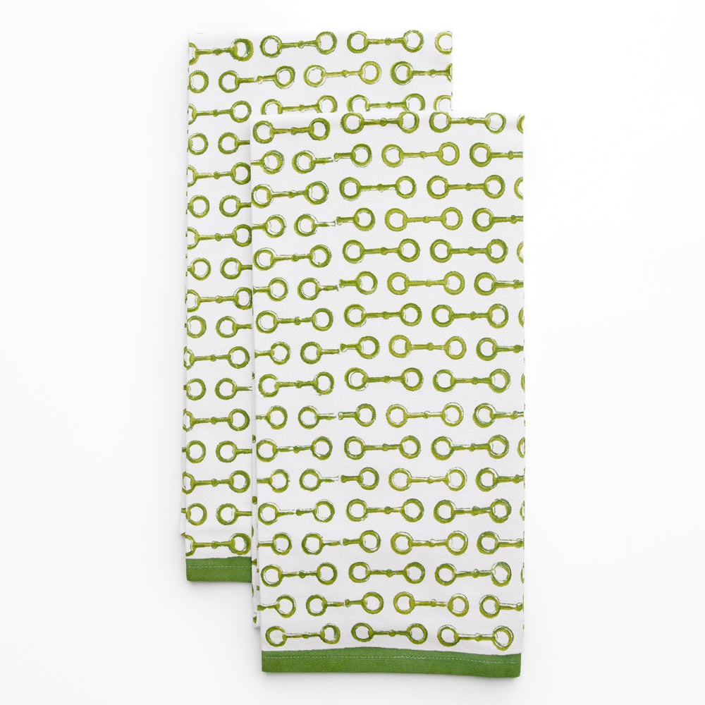 Pony Club Green Tea Towel
