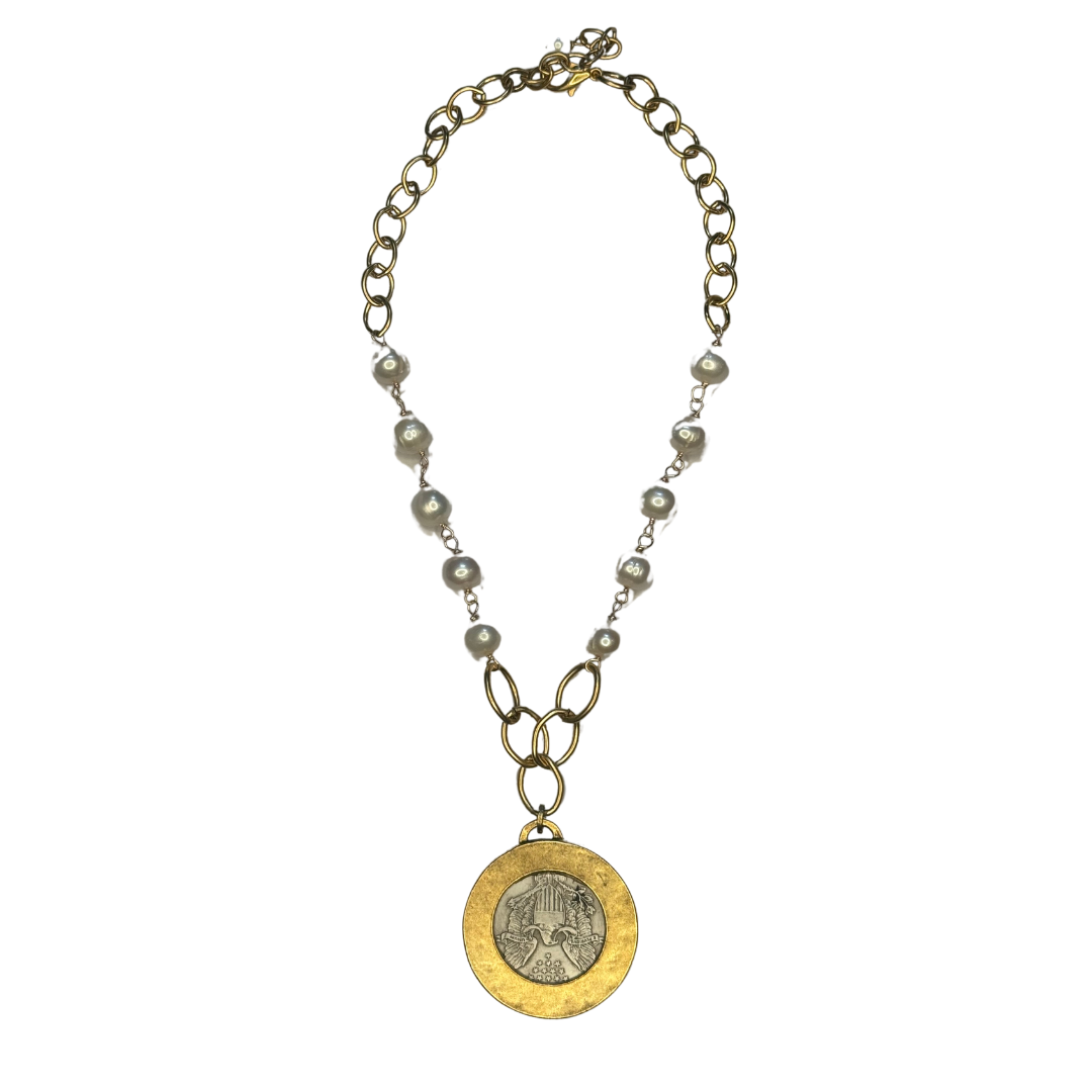 Lady Liberty Coin Necklace