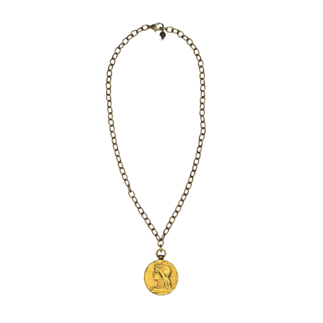 Gold Coin Necklace