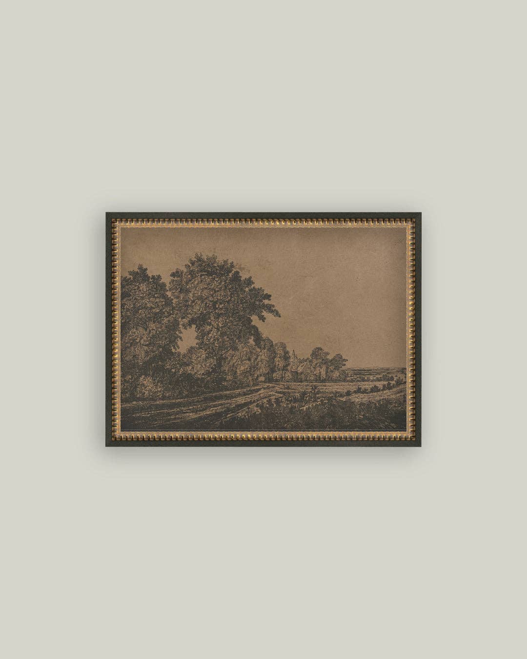 Corn Field Etching
