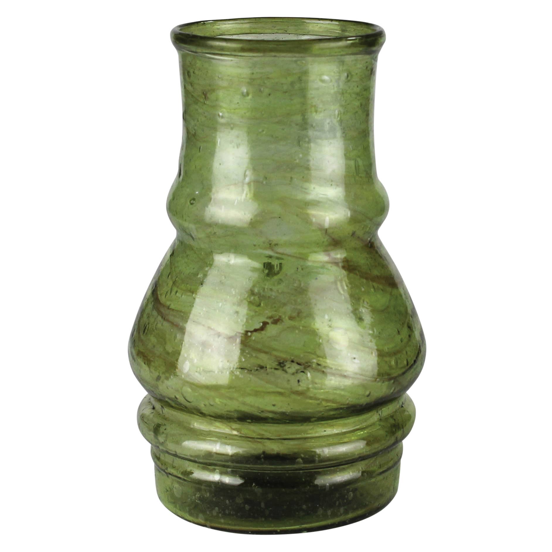 Val Green Glass Vase