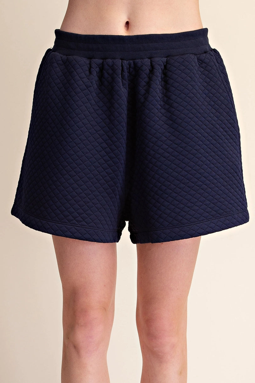 Quilted Sweatshirt & Shorts
