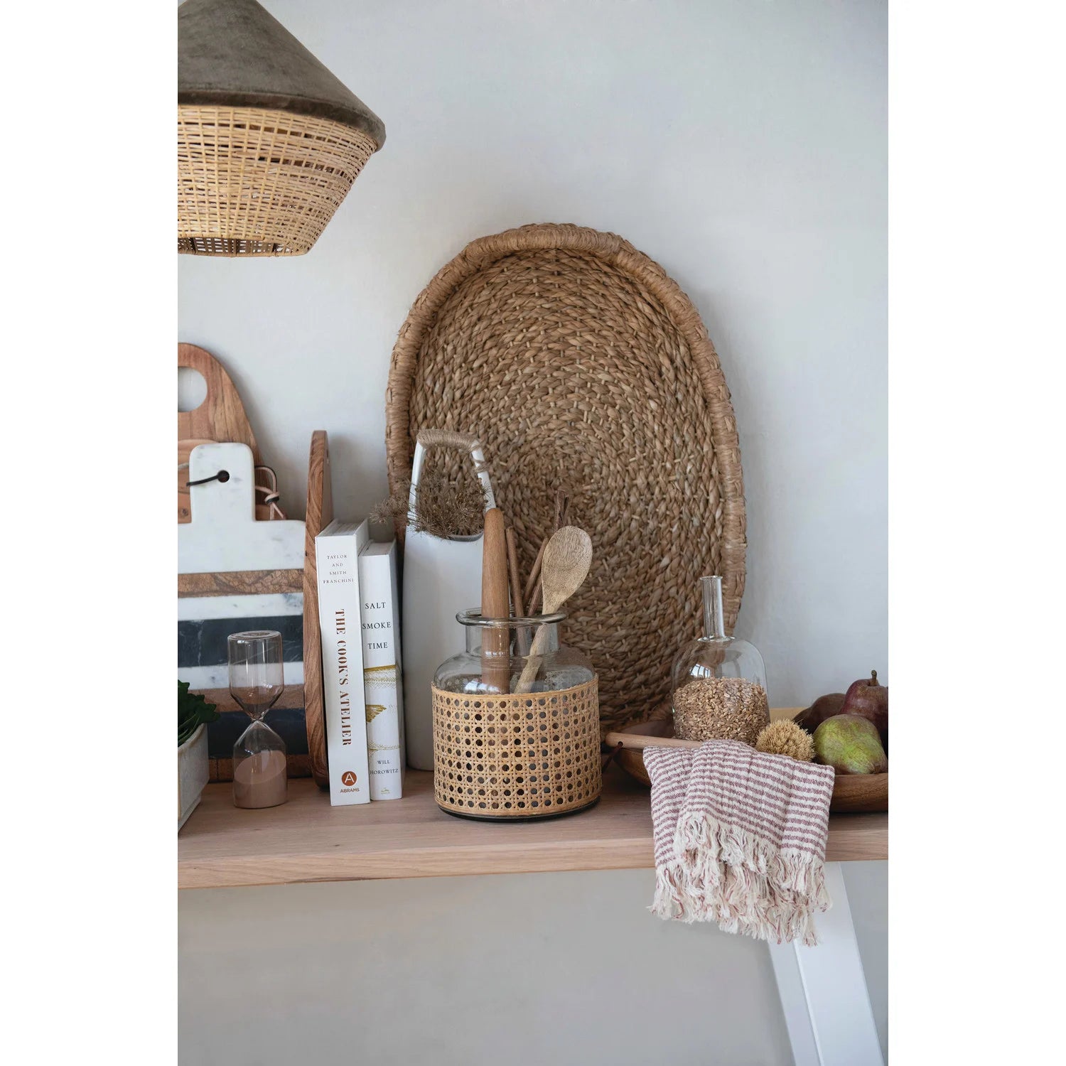 Oval Hand-Woven Seagrass Trays