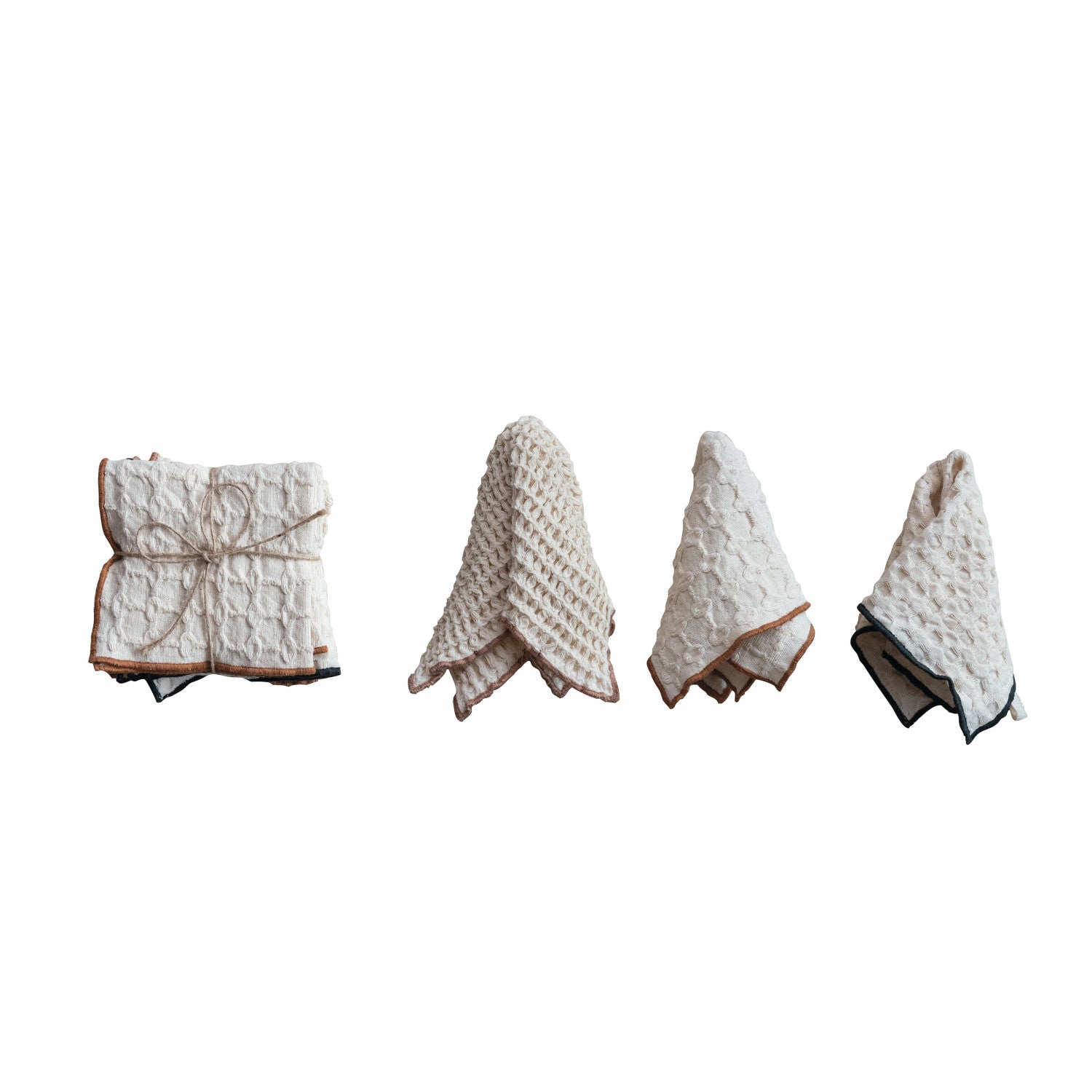 Set of Waffle Weave Dish Cloths