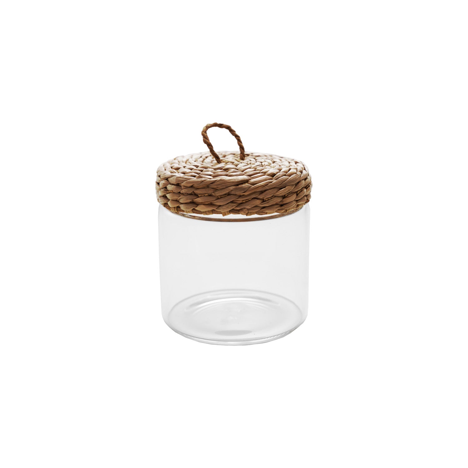 14 oz. Glass Jar with Woven Lid