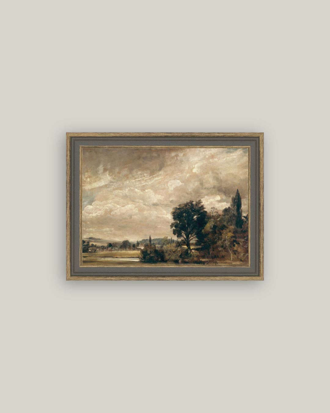 The Fisher's House Framed Antique Art