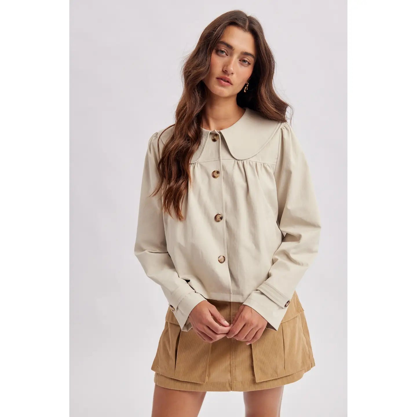 Peter Pan Collared Jacket