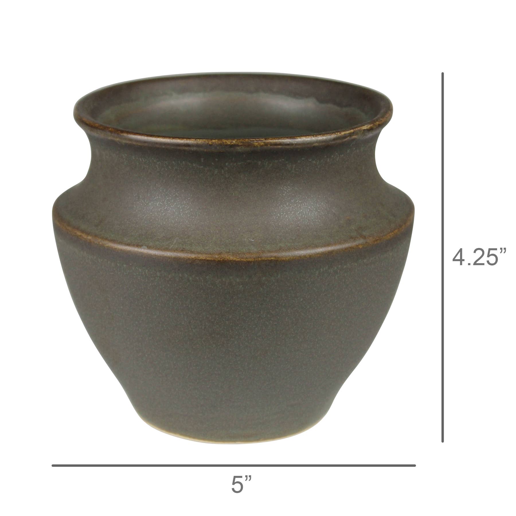 Addison Green Ceramic Pot