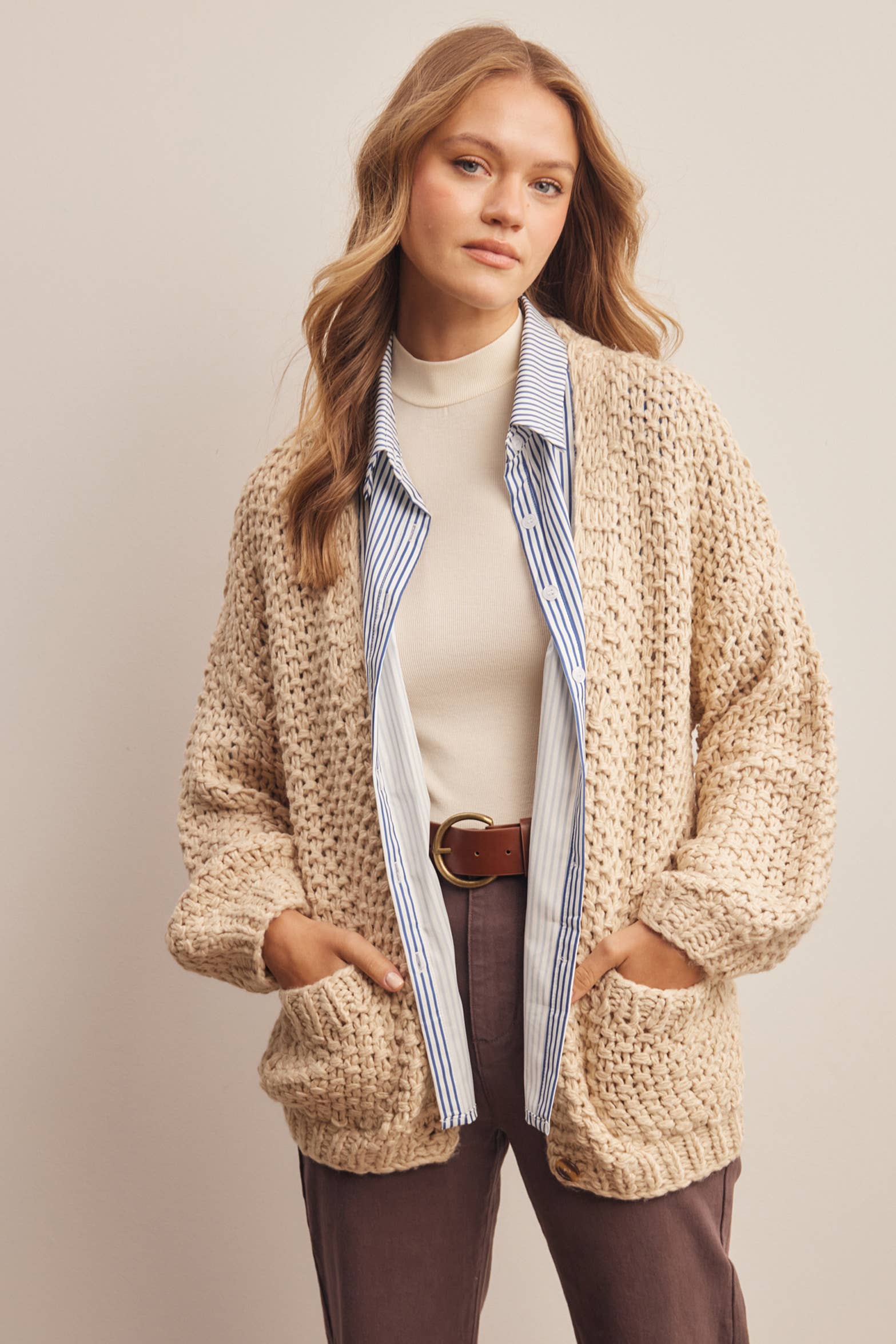 Handmade Chunky Knit Cardigan