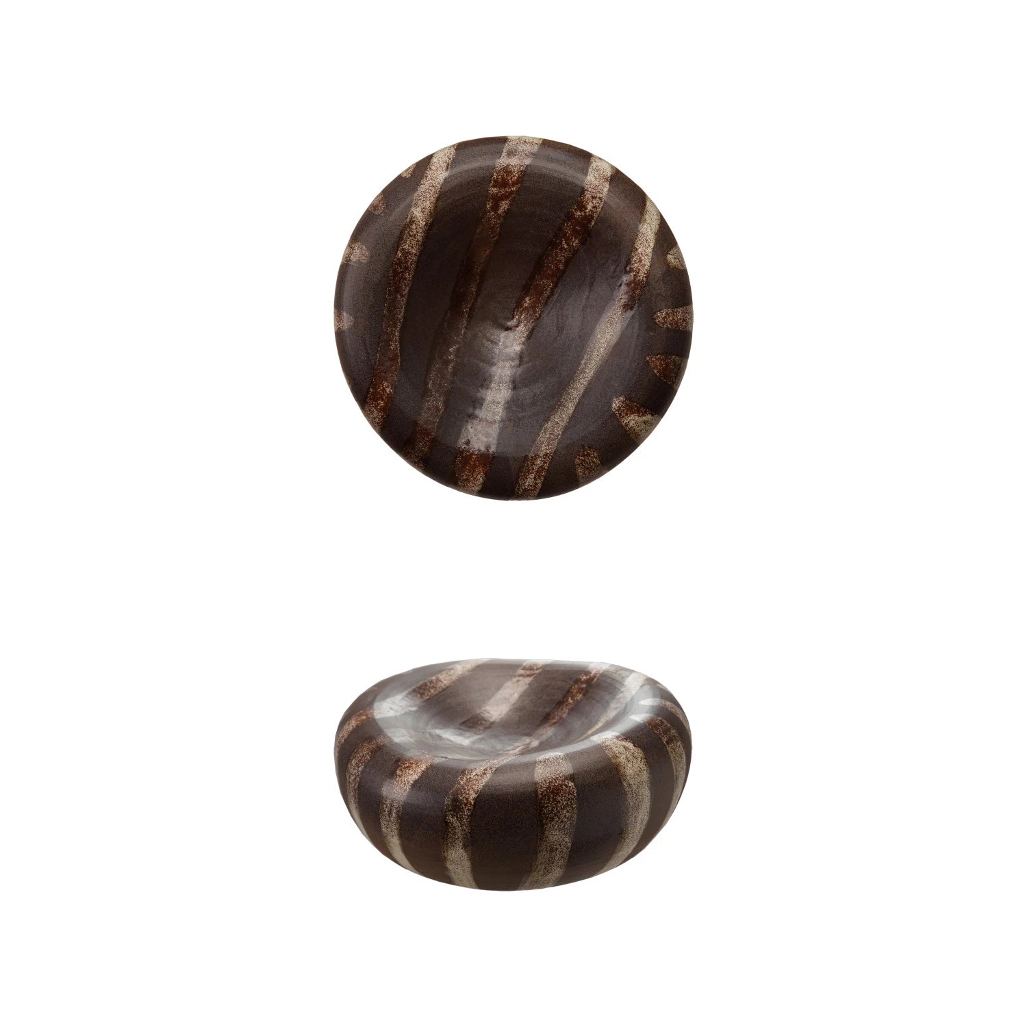 Brown Stoneware Glazed Bowl