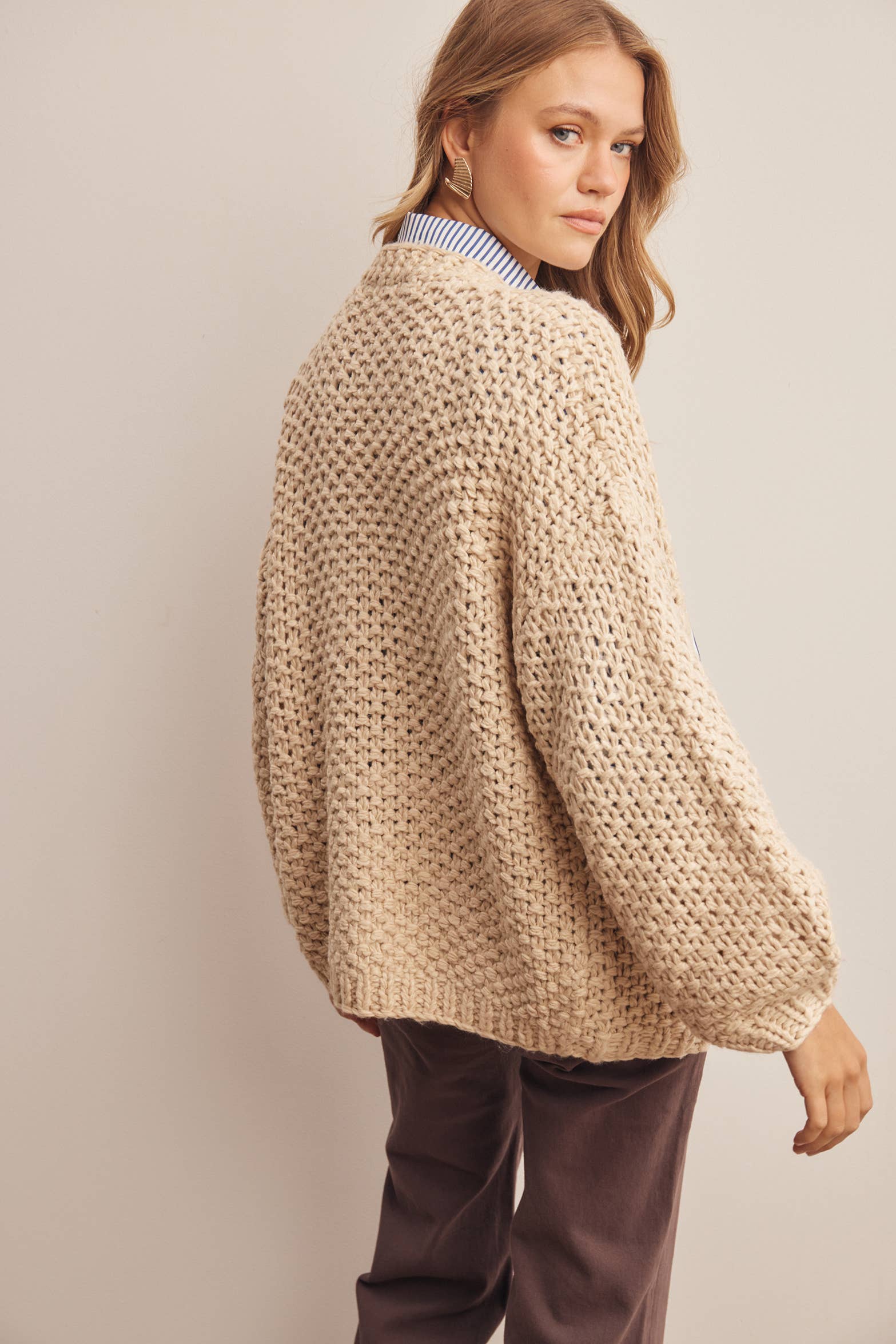 Handmade Chunky Knit Cardigan
