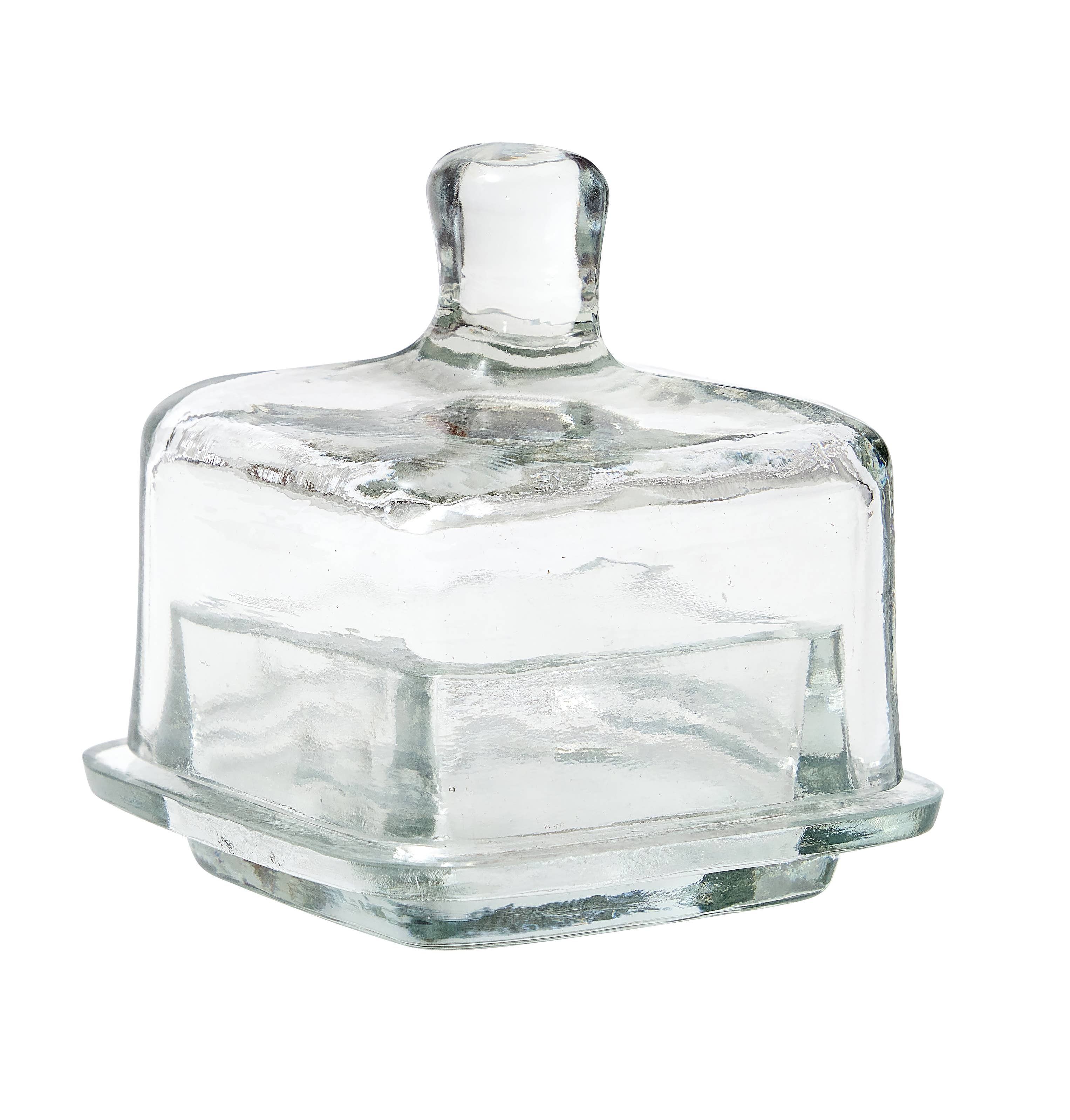 Square Bistro Glass Jam Jar
