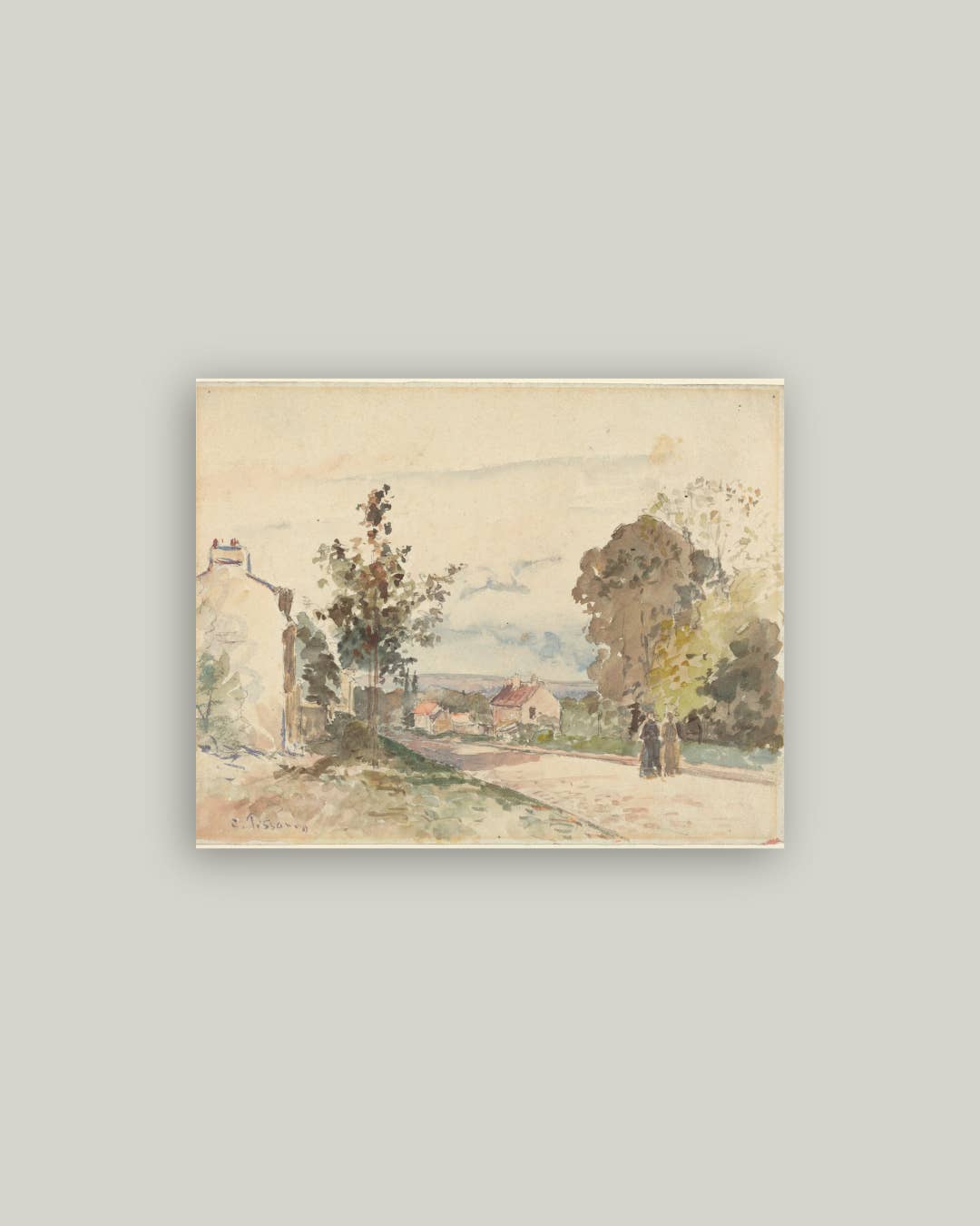 Road From Versailles Antique Artist Board