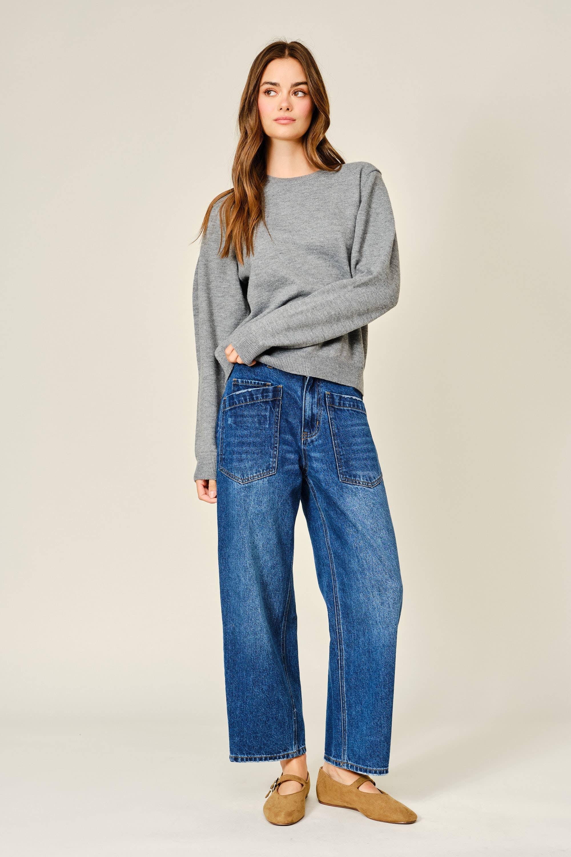 Semi Barrel Jeans