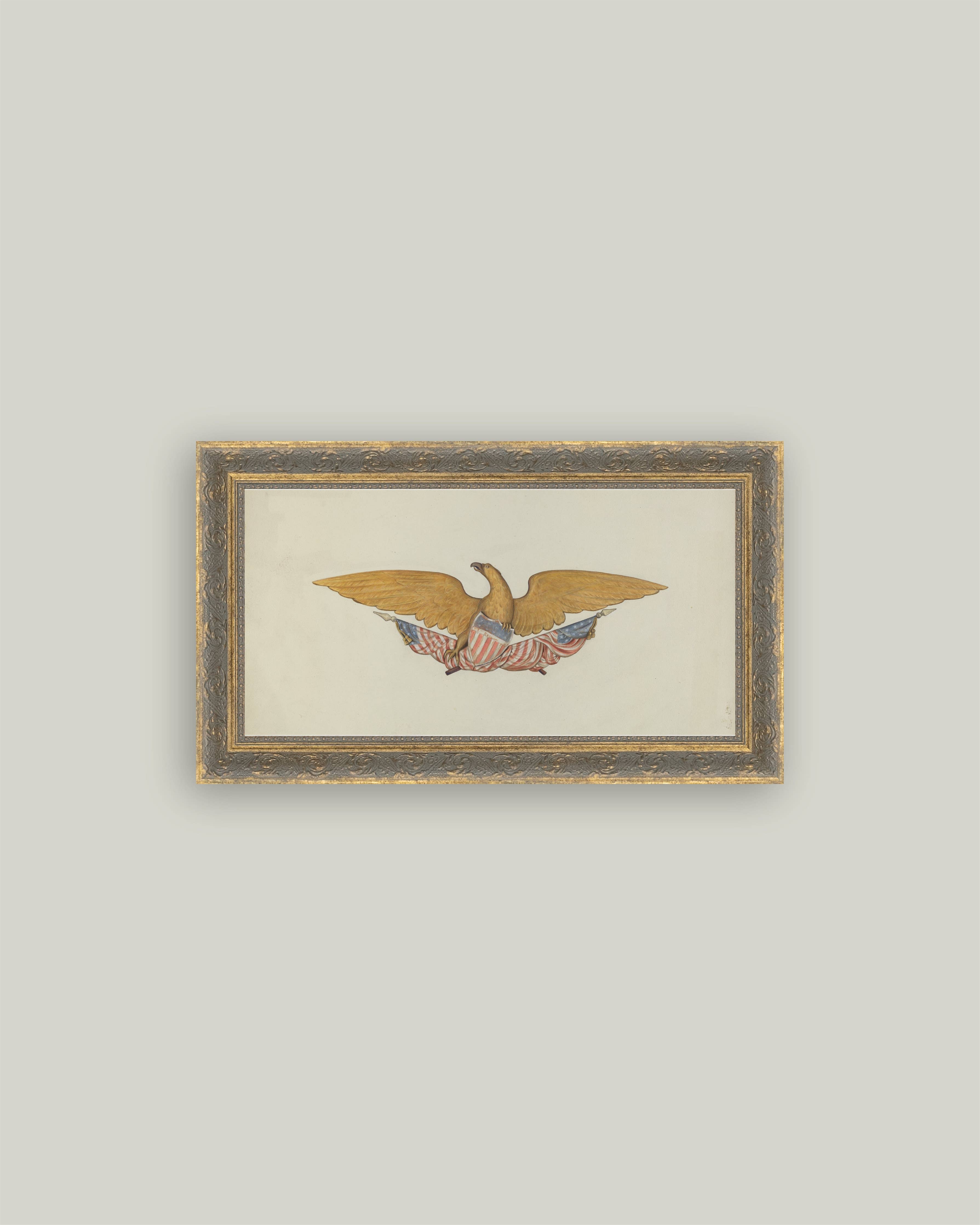 Federal Crest Framed Art
