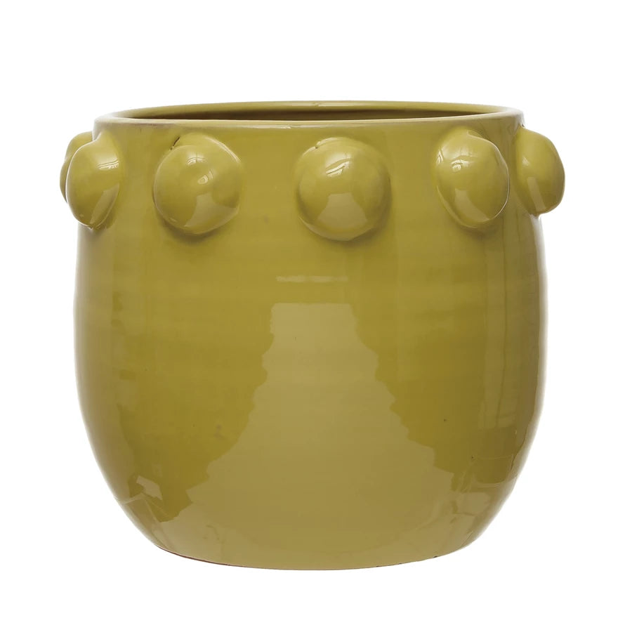 big yellow plant pot The Big Buttercup Pep Pot
