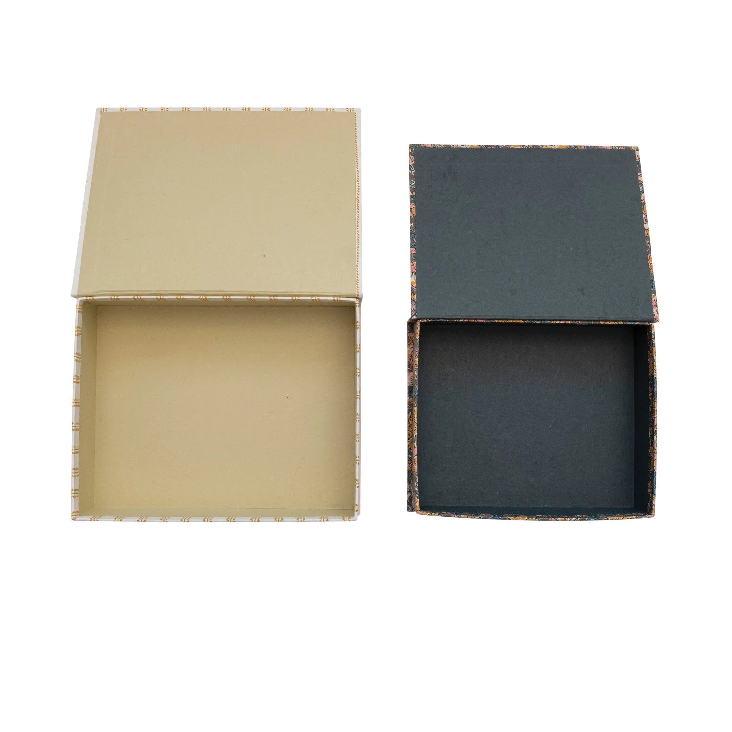 Fabric Wrapped Decorative Boxes