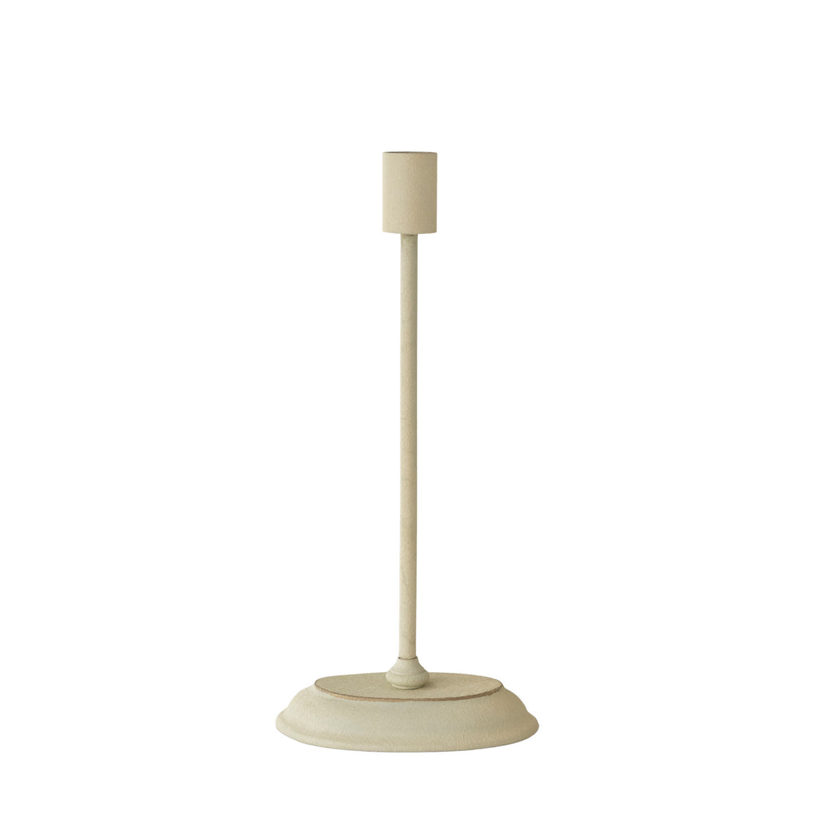 Cream Iron Table Lamp (Shade Not Included)