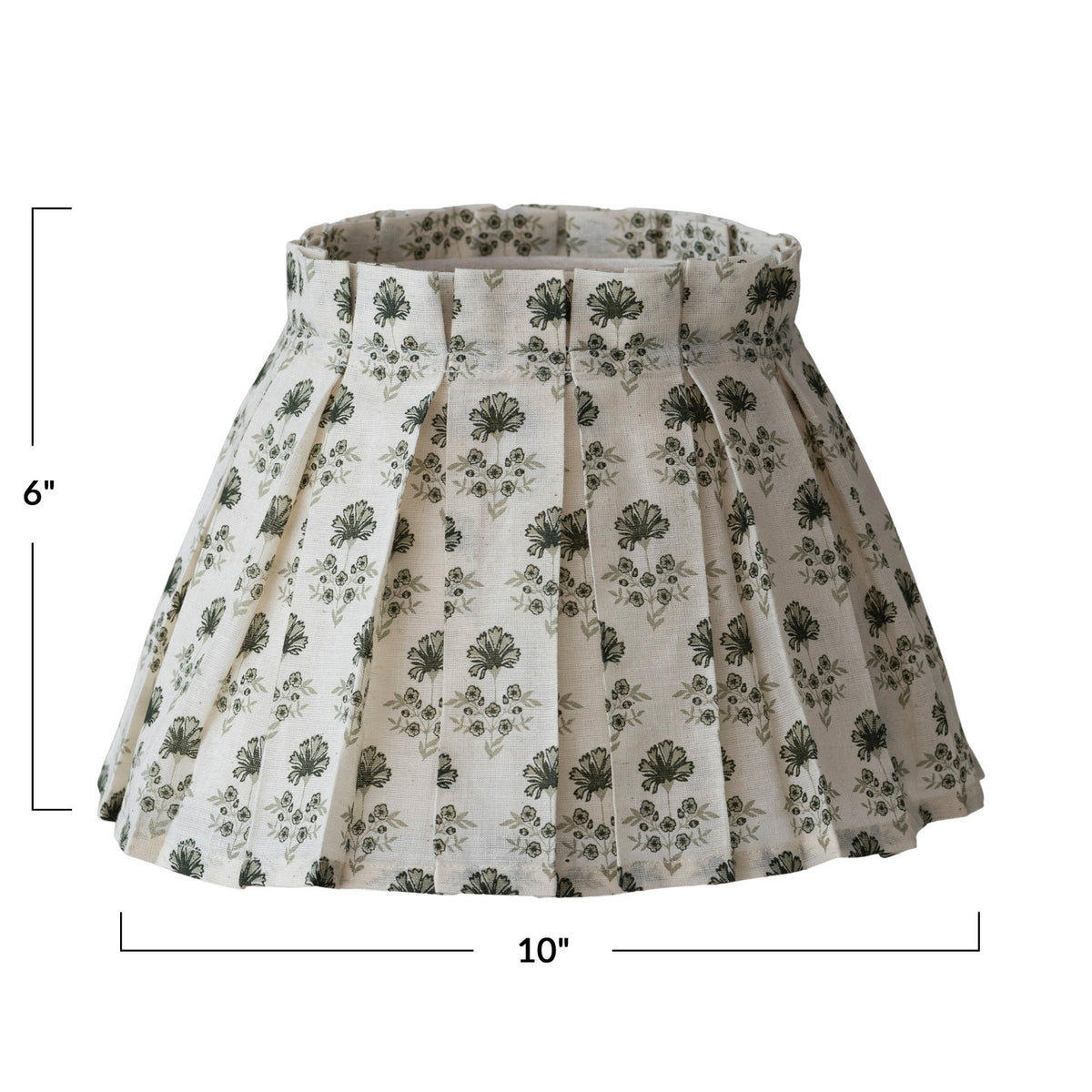 Lyra Pleated Clip-on Lampshade with Removable Cover