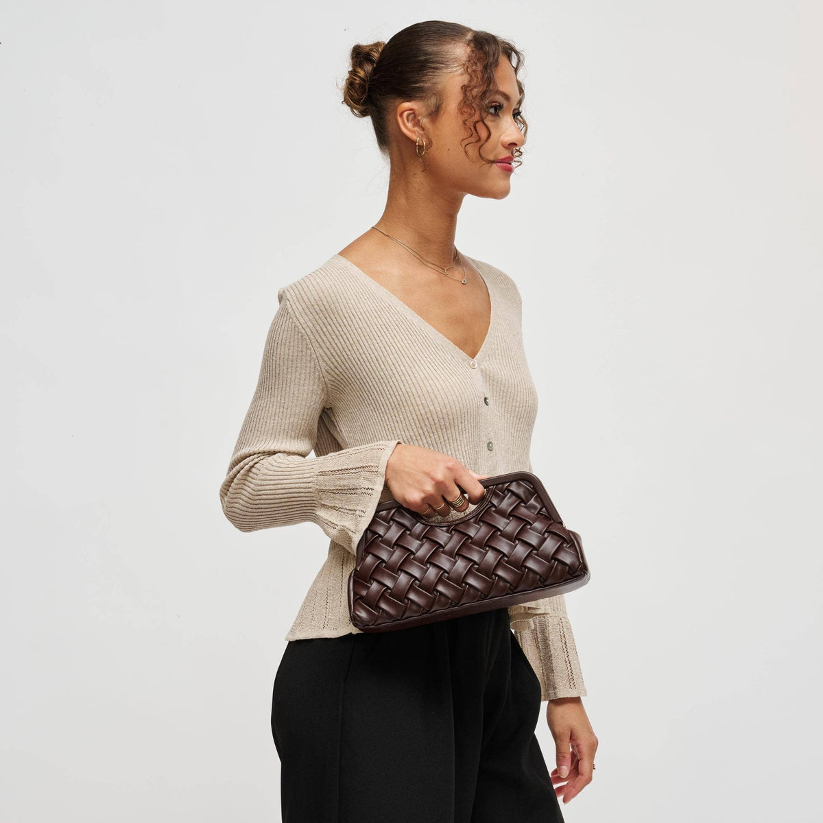 Alouette Chocolate Clutch