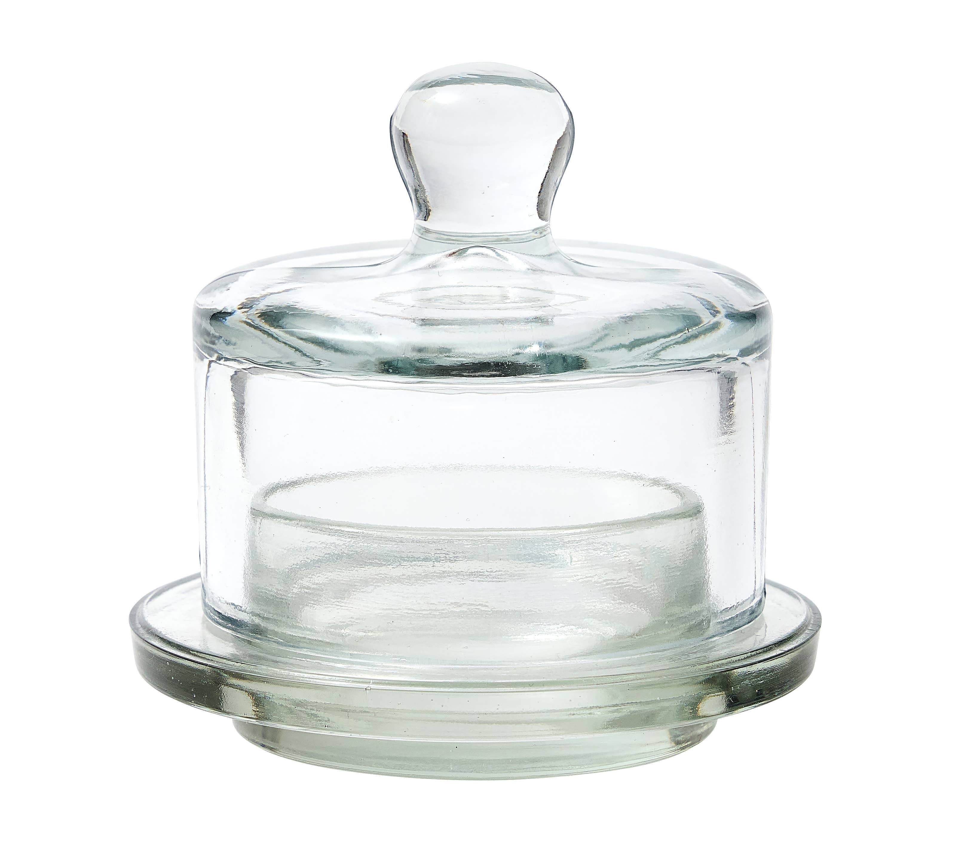 Round Bistro Glass Jam Jar