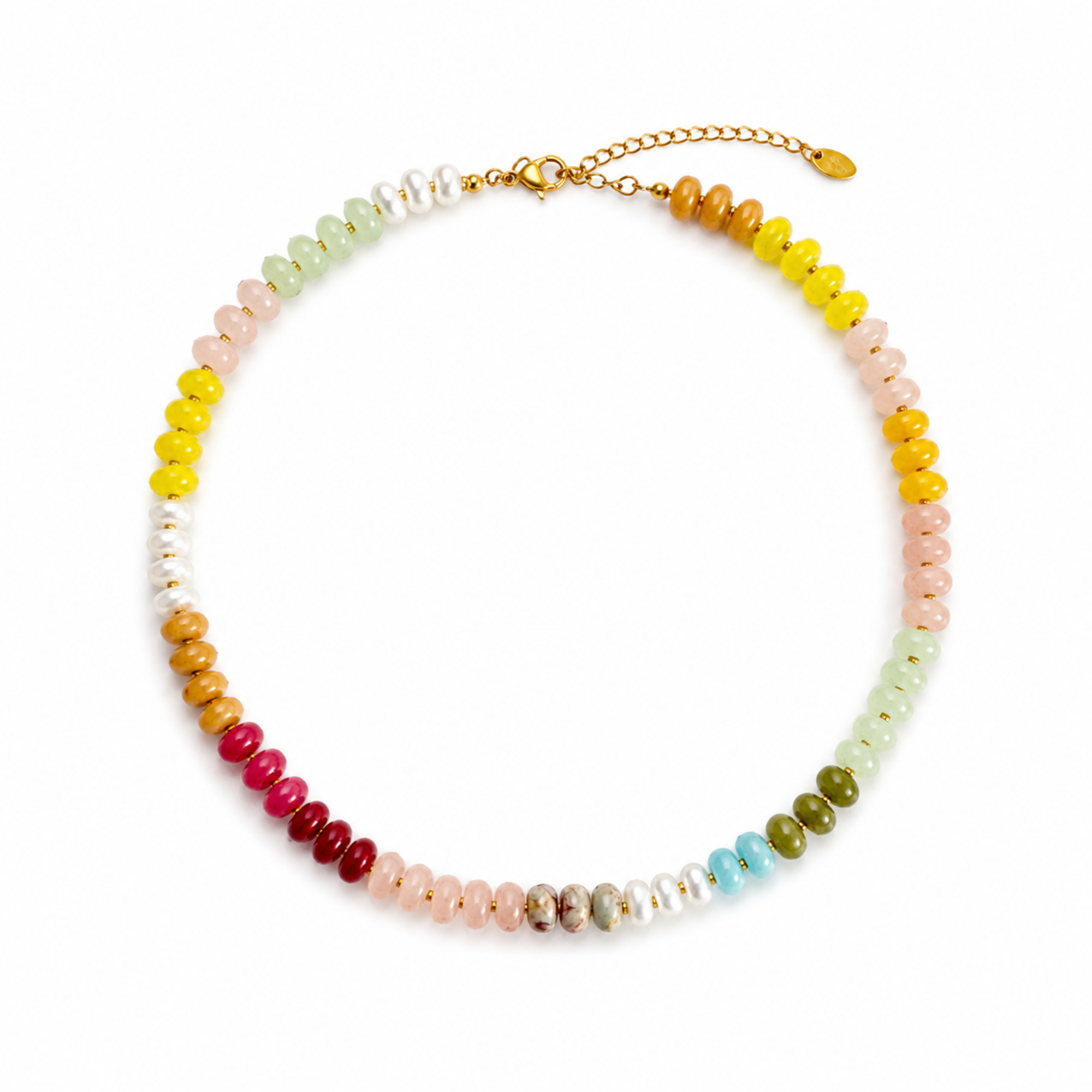 Color Garden Mixed Beaded Necklace