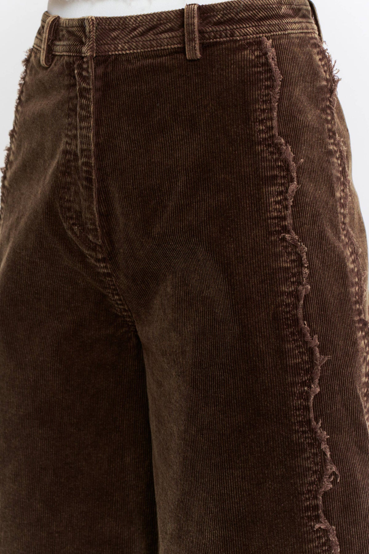 Wide-Leg Corduroy Trousers