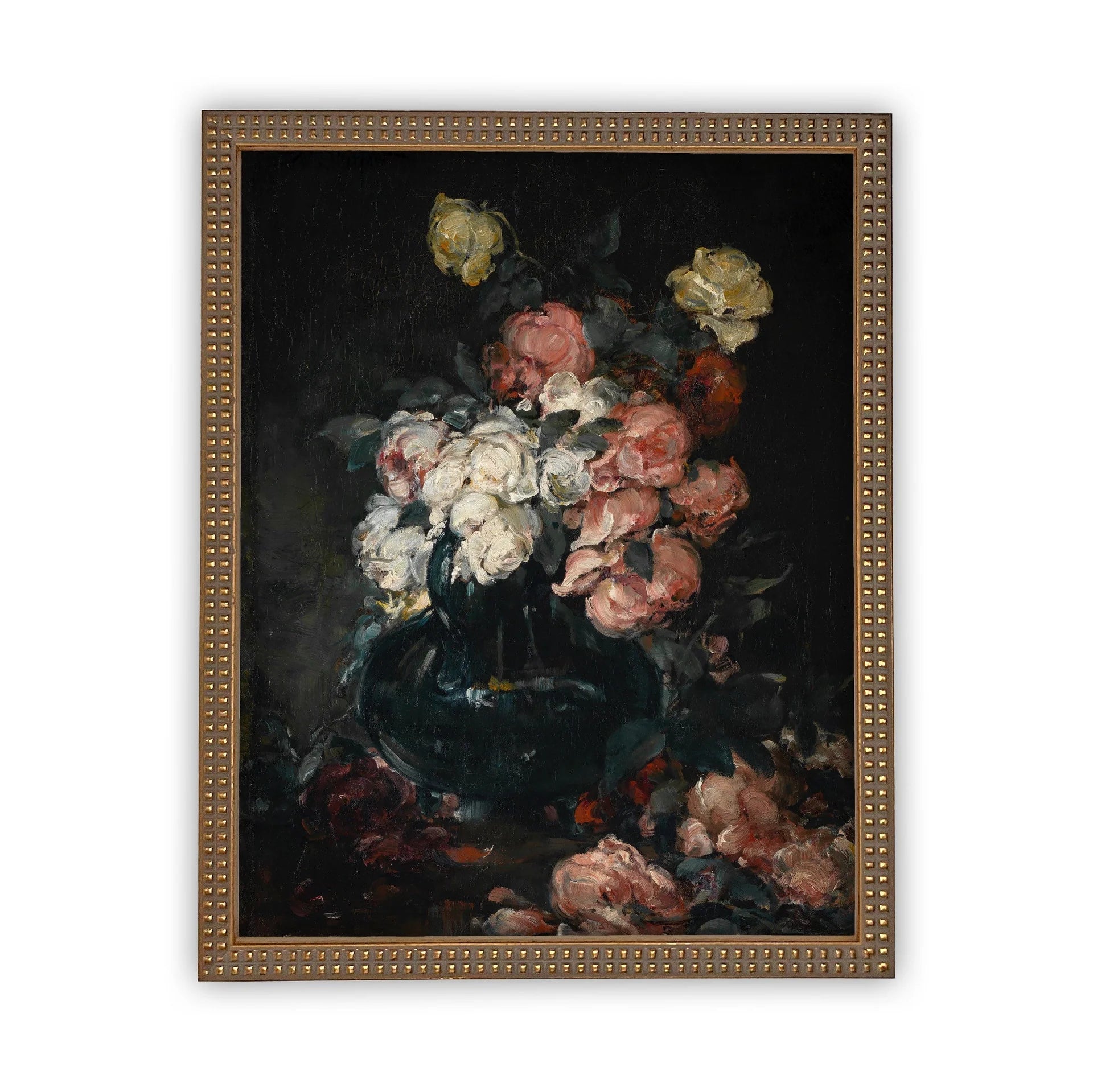 Moody Floral Framed Art