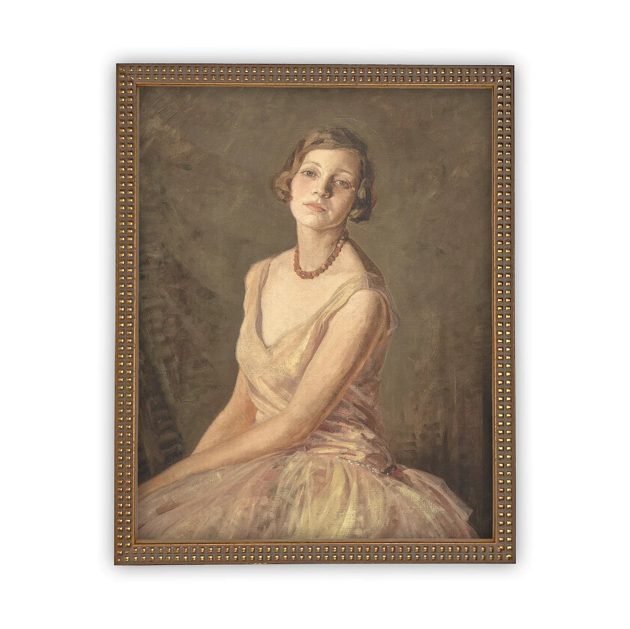 Vintage Woman Portrait Print