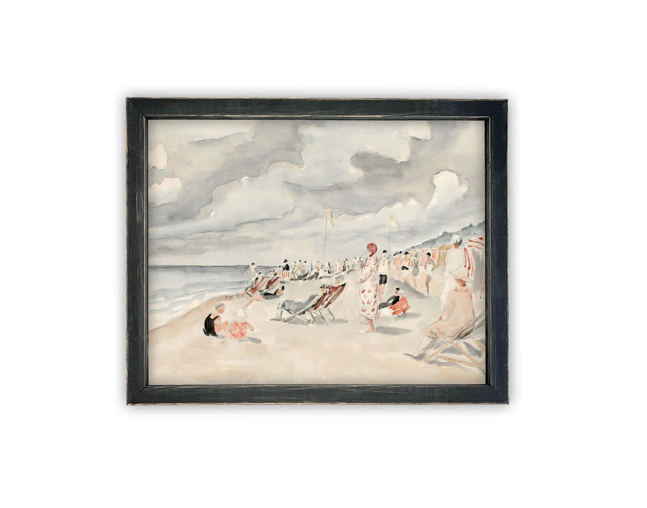 Coastal Beach Oil Print