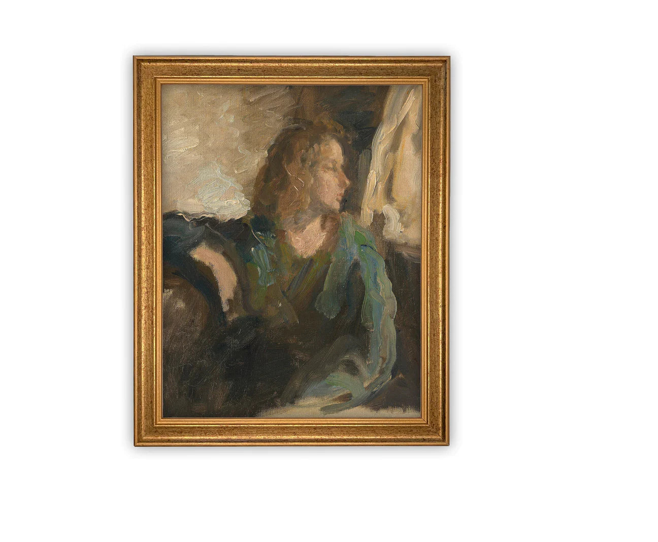 Woman Farmhouse Framed Canvas Art