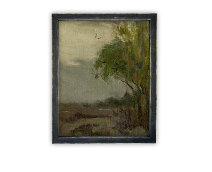 Nature Scene Framed Canvas Art