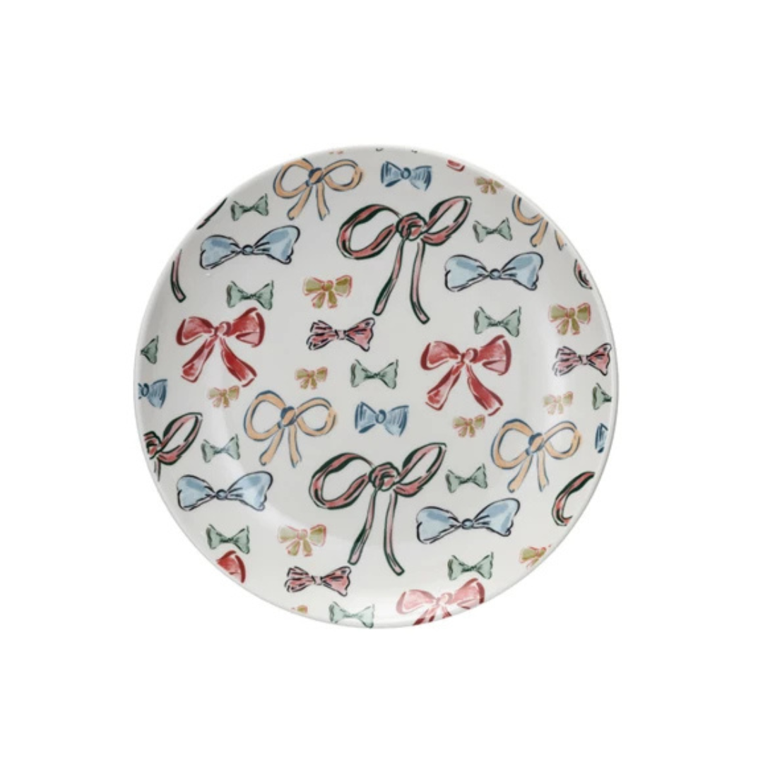 Bow Pattern 8" Plates