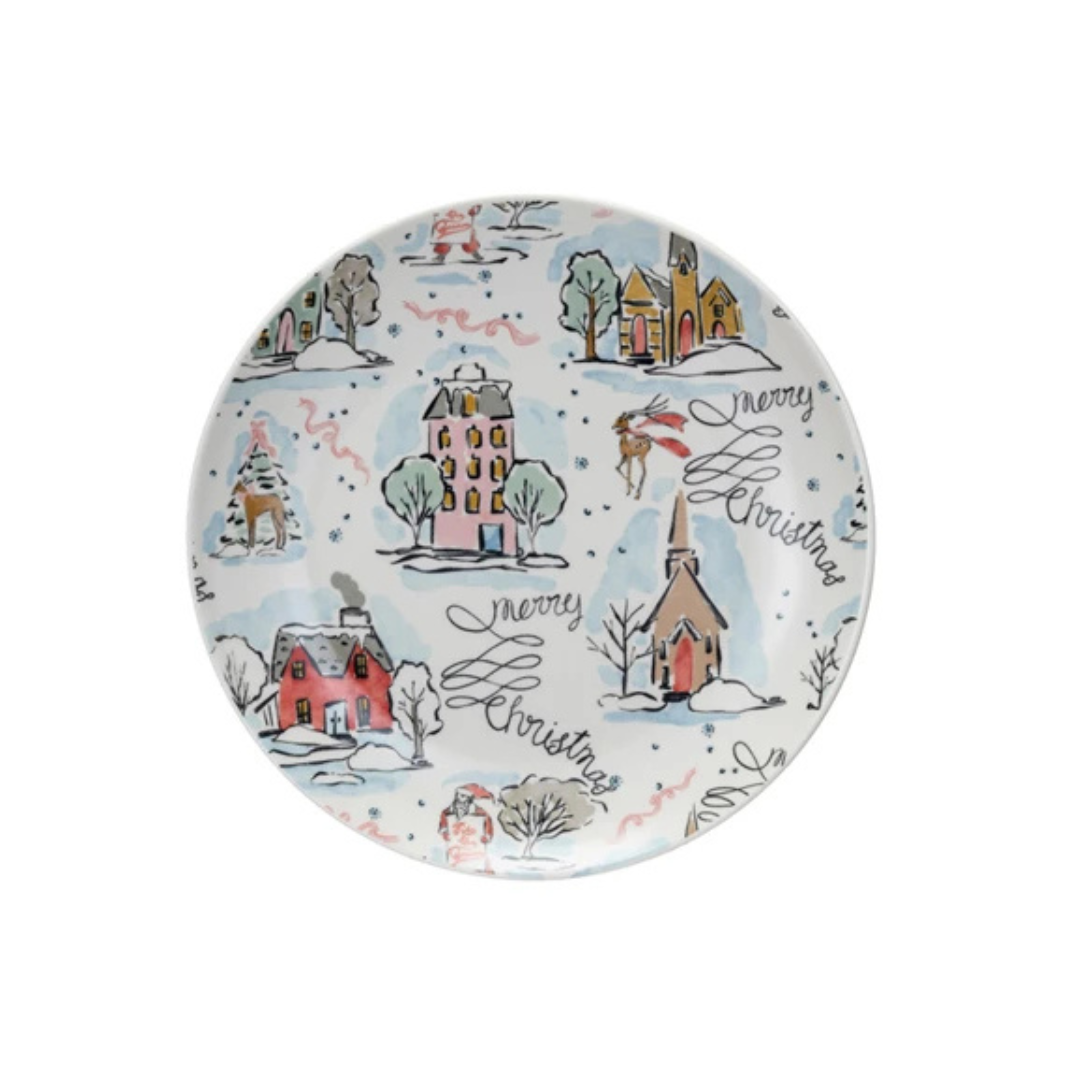 Holiday Pattern 8" Plates