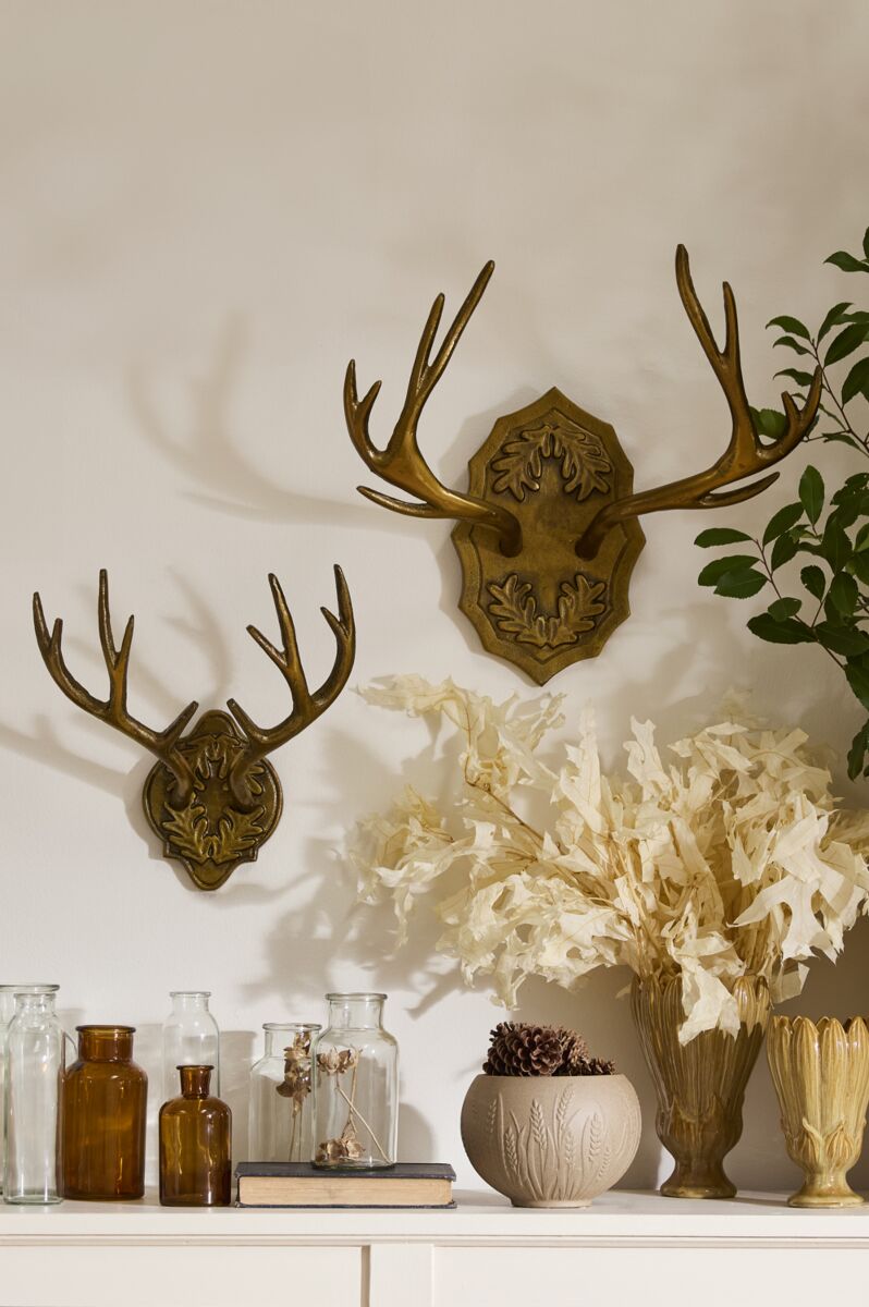 Gold Antler Wall Mount
