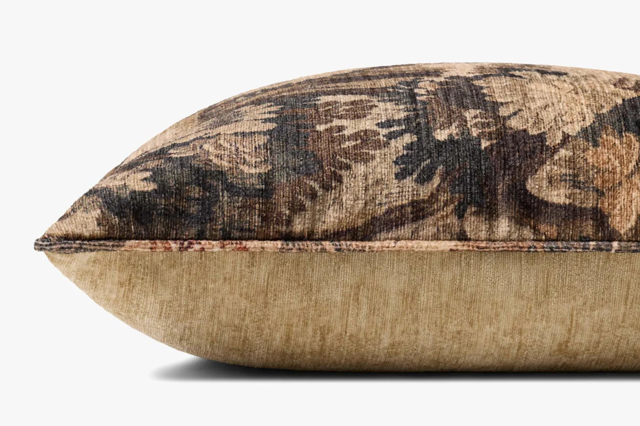 Brown Botanical Pillow