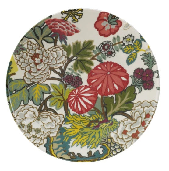 Vintage Stoneware Botanical Plates