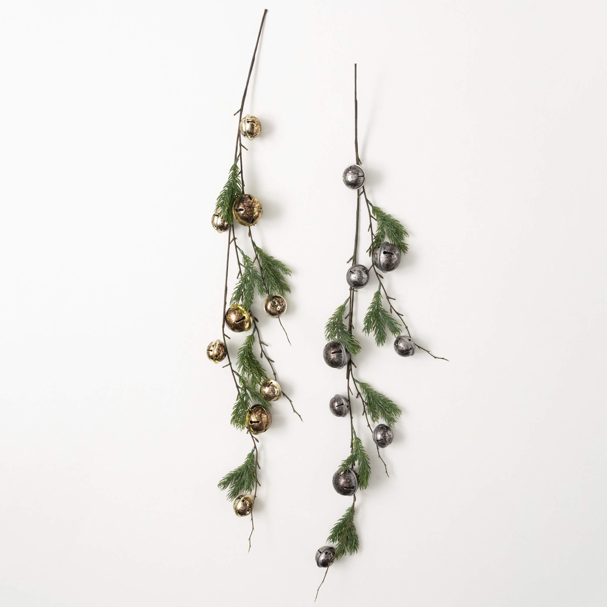 Rustic Bell & Pine Swag