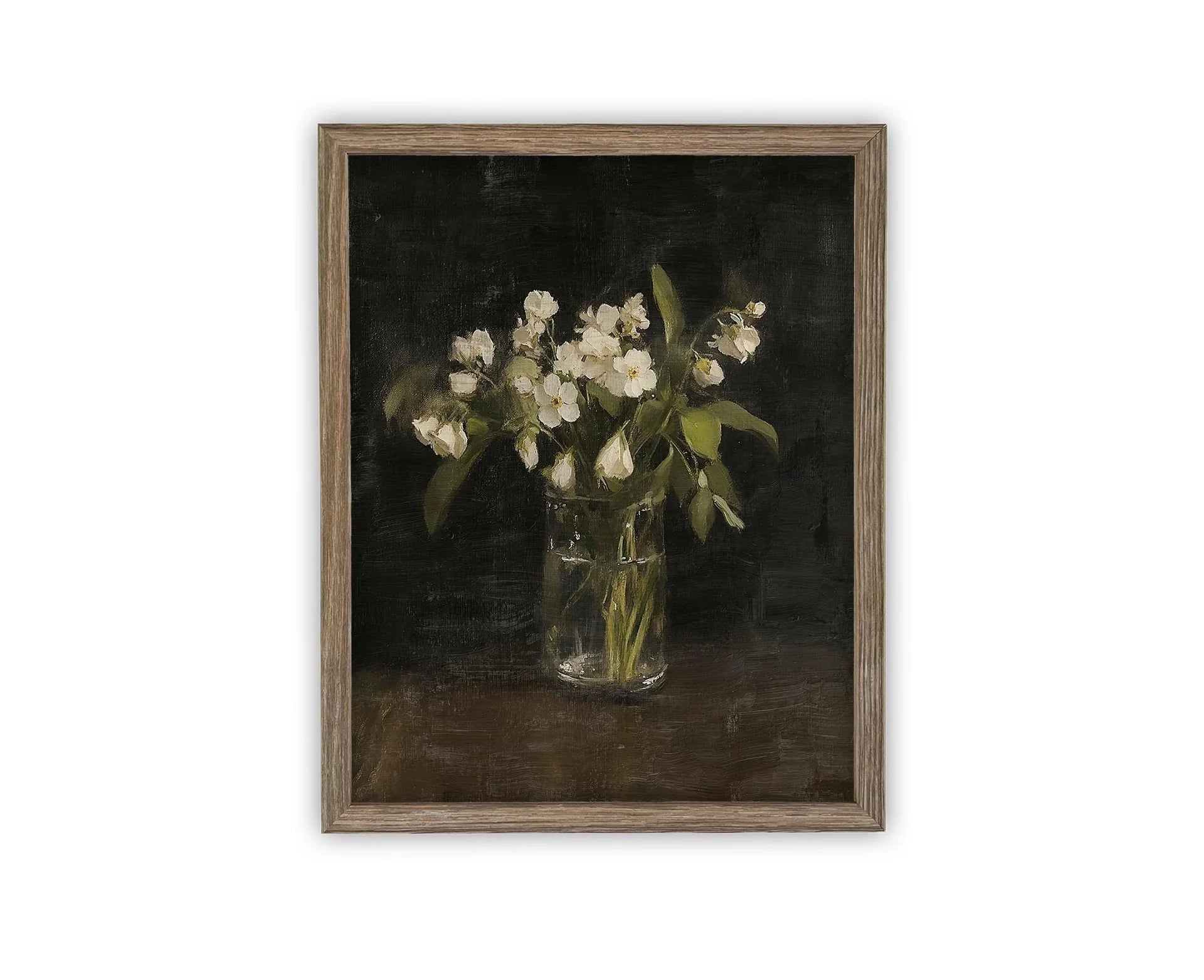 Flowers in Glass Vase