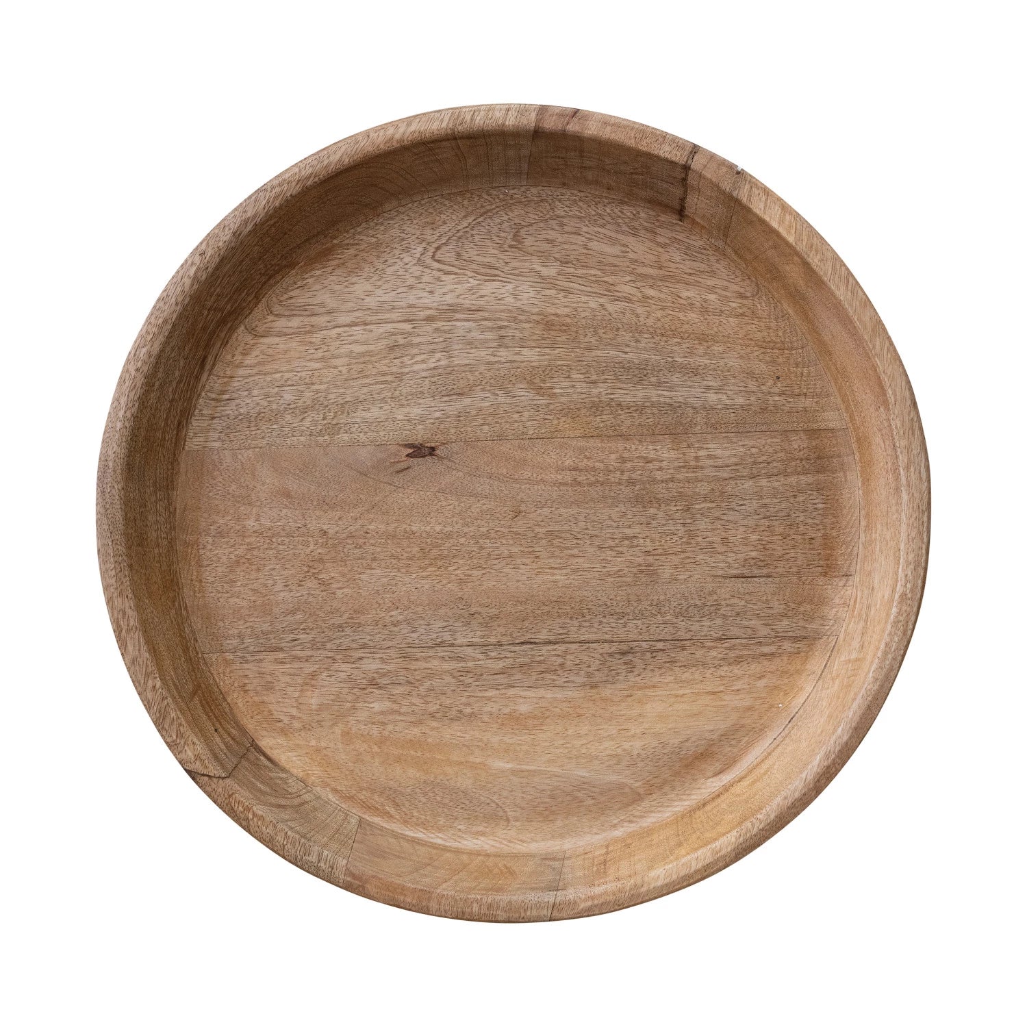 Round Mango Wood Tray