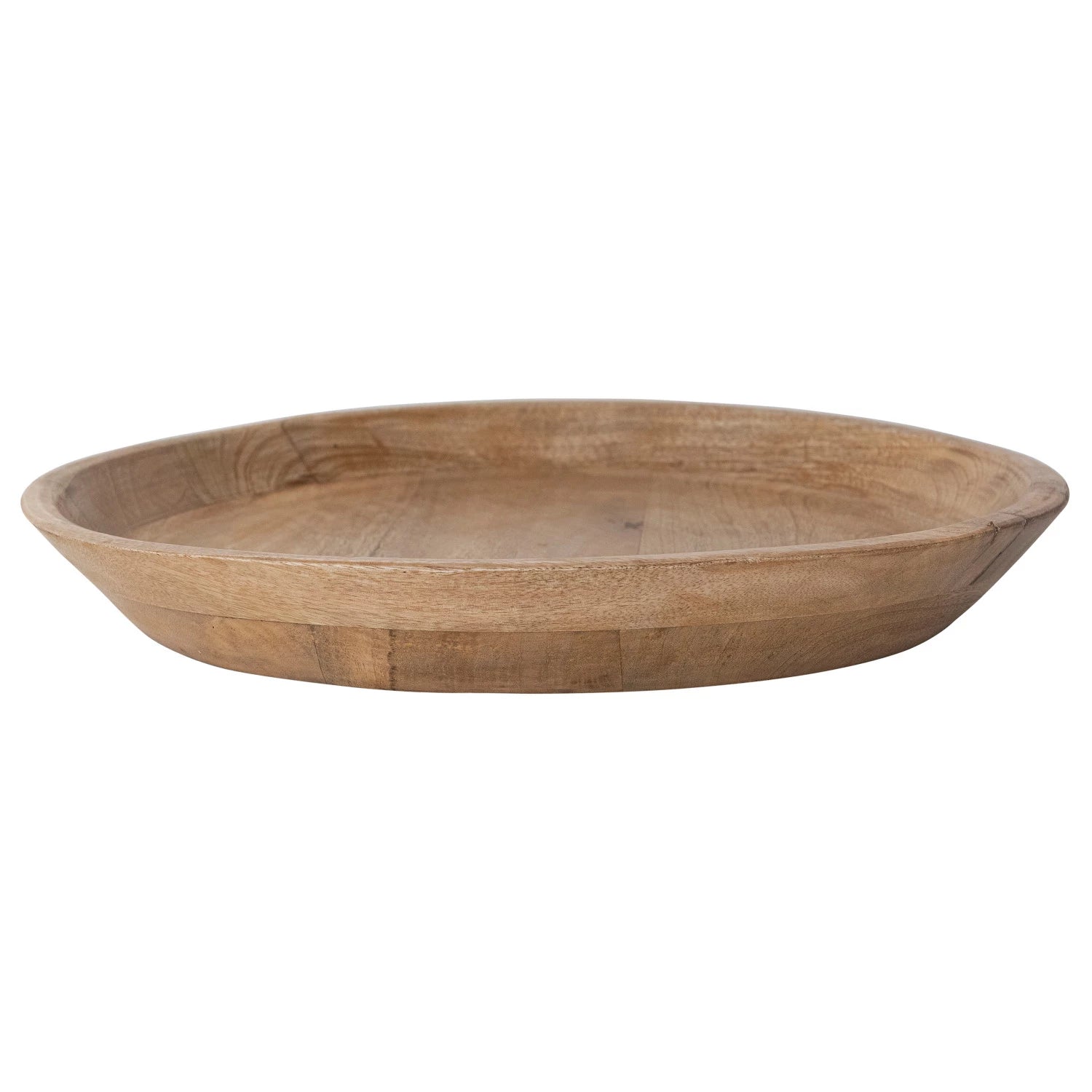 Round Mango Wood Tray