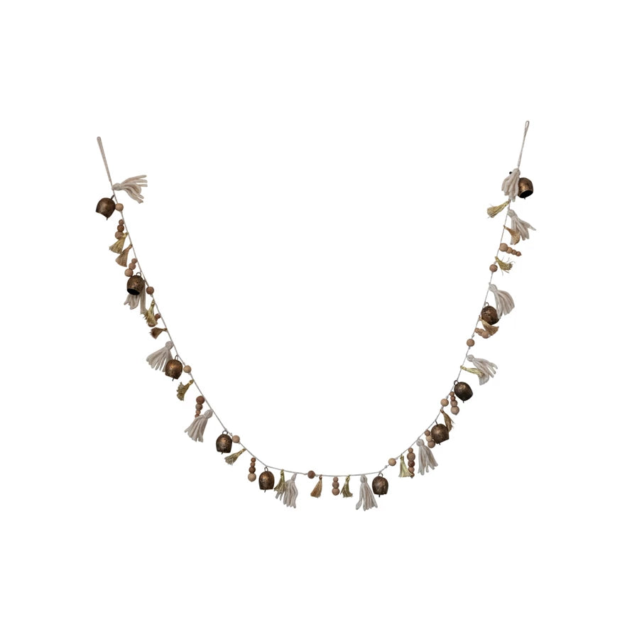 Garland with Tassels, Bells, and Beads