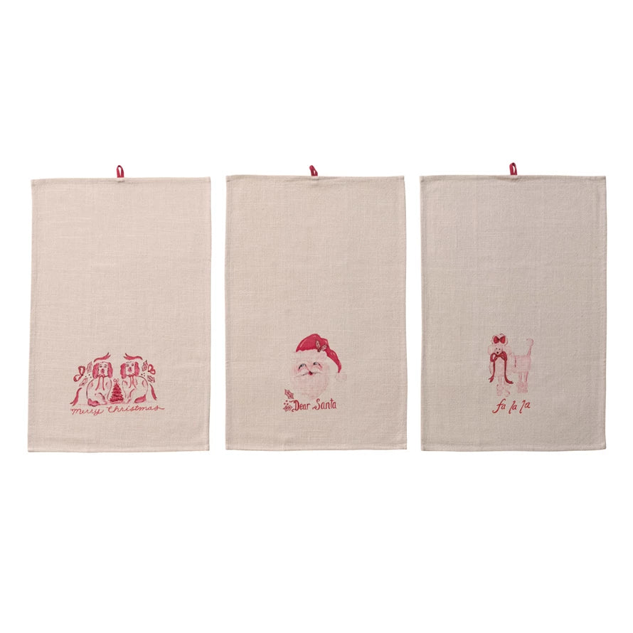 Vintage Style Holiday Tea Towels