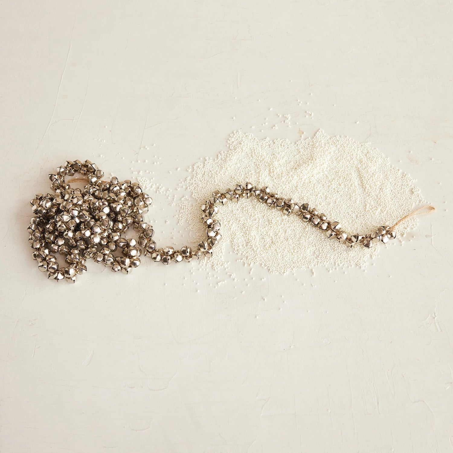 Metal Silver Jingle Bell Garland