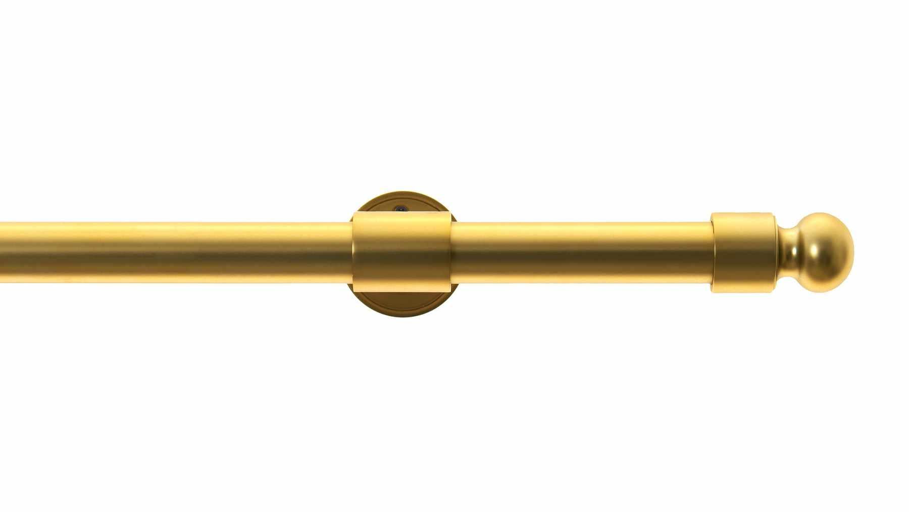Petite Metal Ball Finial Drapery Rod