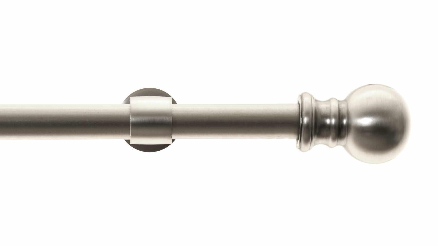 Metal Ball Finial Drapery Rod