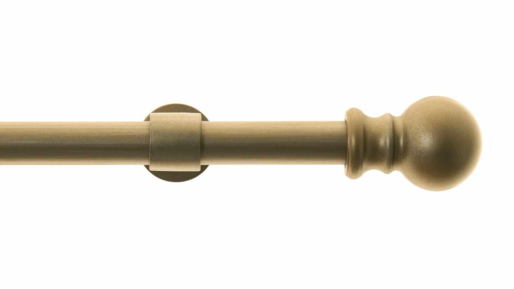 Metal Ball Finial Drapery Rod
