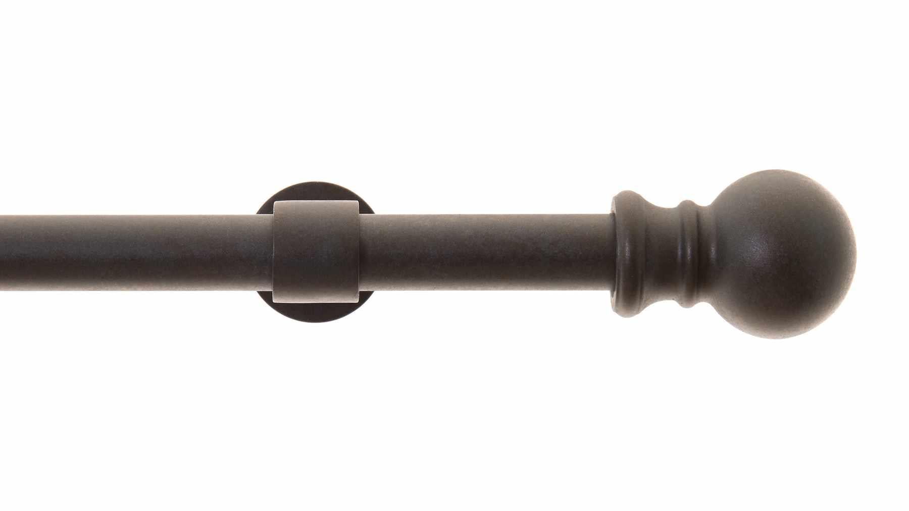 Metal Ball Finial Drapery Rod