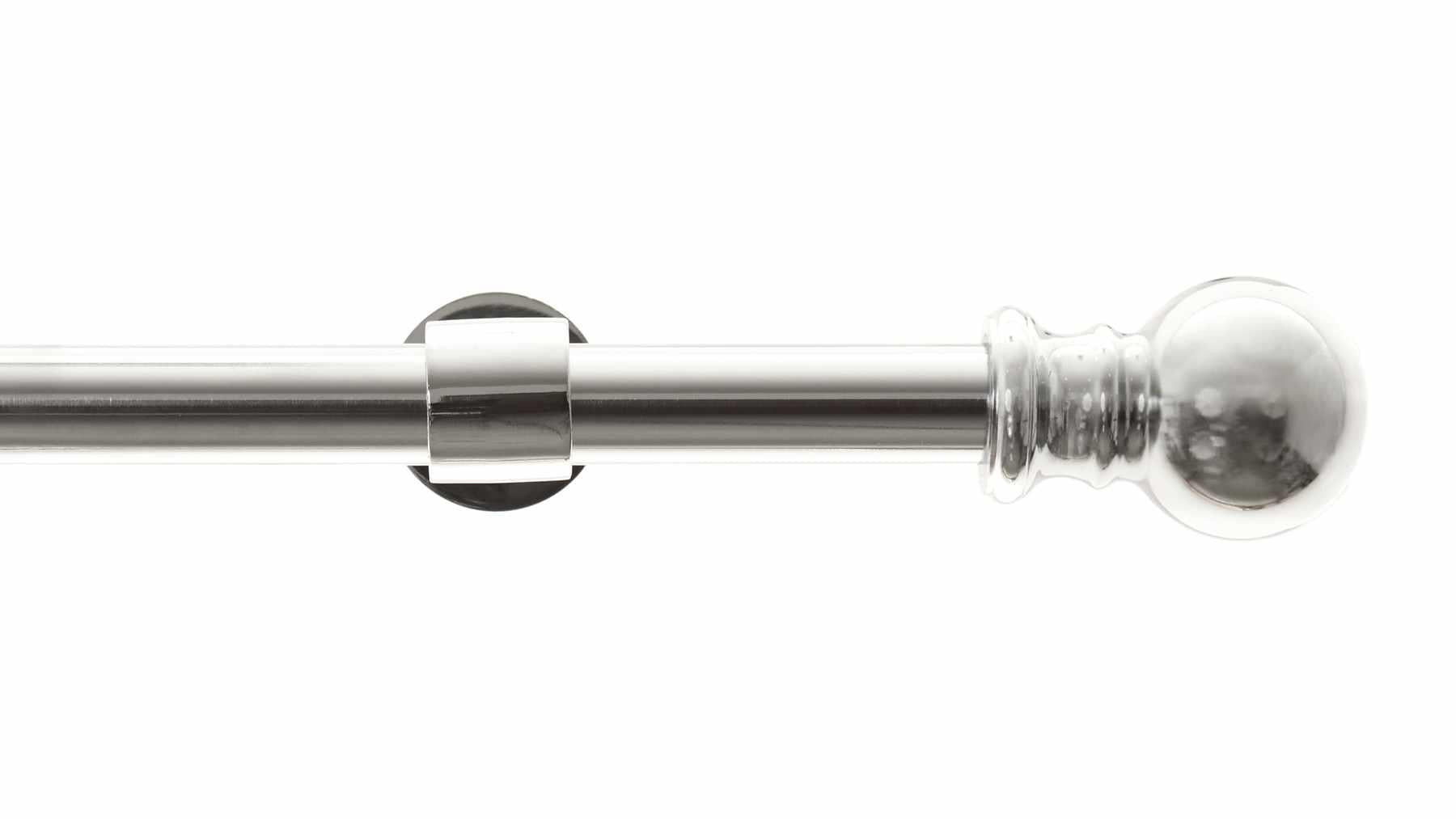 Metal Ball Finial Drapery Rod